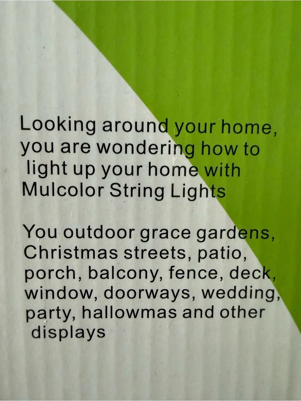 Globe Patio String Lights
